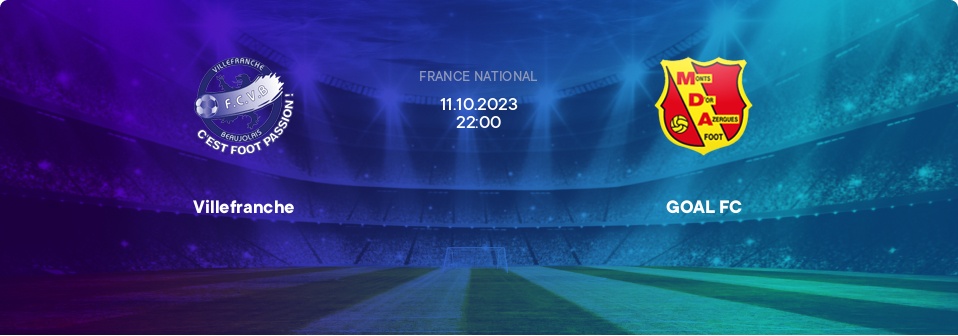Villefranche – GOAL FC: Kursy, Typy, Zapowiedź meczu 11.10.2023